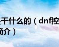 dnf控偶咋升级快_dnf控偶师怎么升级快